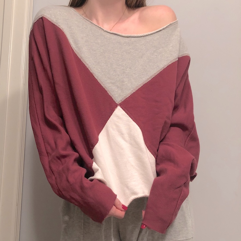 Oversized Free People Light Sweater Shirt - L